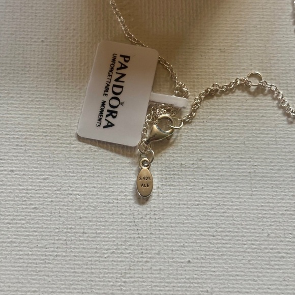 Pandora Sterling Silver Pendant Necklace 17.5 Inches - Picture 4 of 5